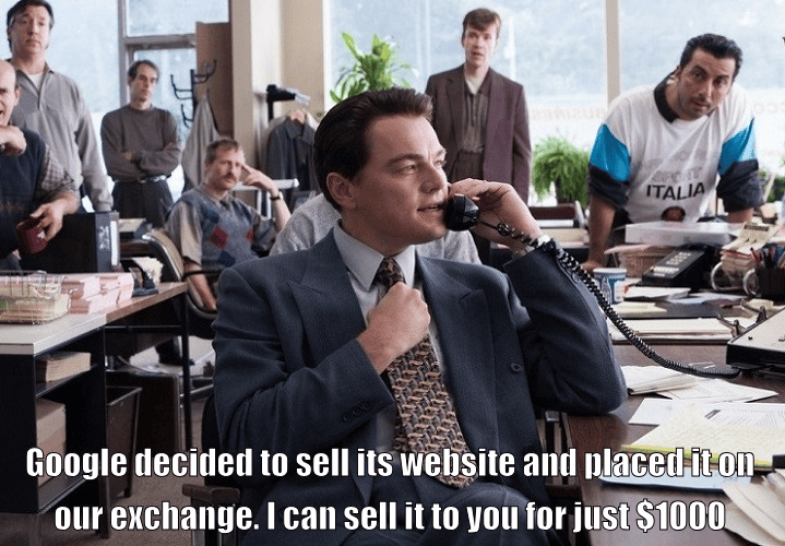 what does a website seller look like