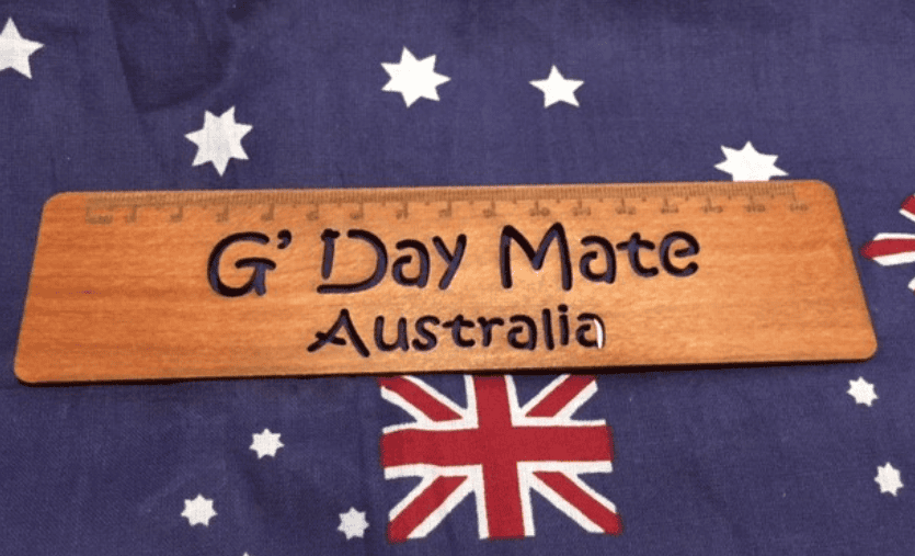 Souvenir with slang from Australia